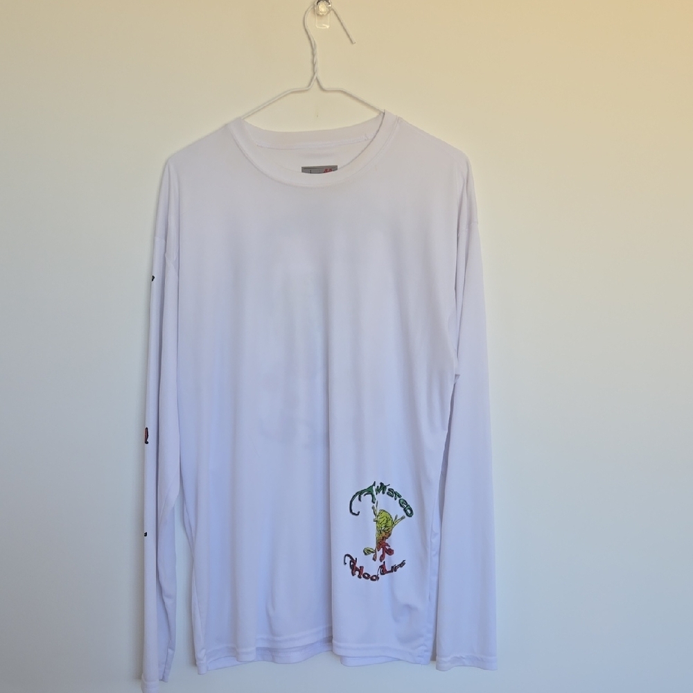 White Long Sleeve Graphic Tee